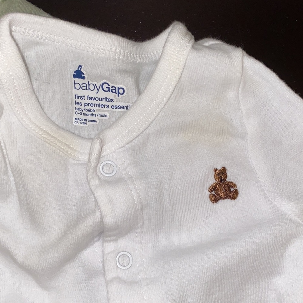 Two 0-3 month sleepers. 1 GAP and 1 Carters. - Picture 2 of 5